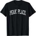 Peak Place New Mexico NM Vintage Athletic Sports Design