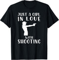 Just A Girl In Love With Gun Tee Shirt Hoodie Long Sleeve