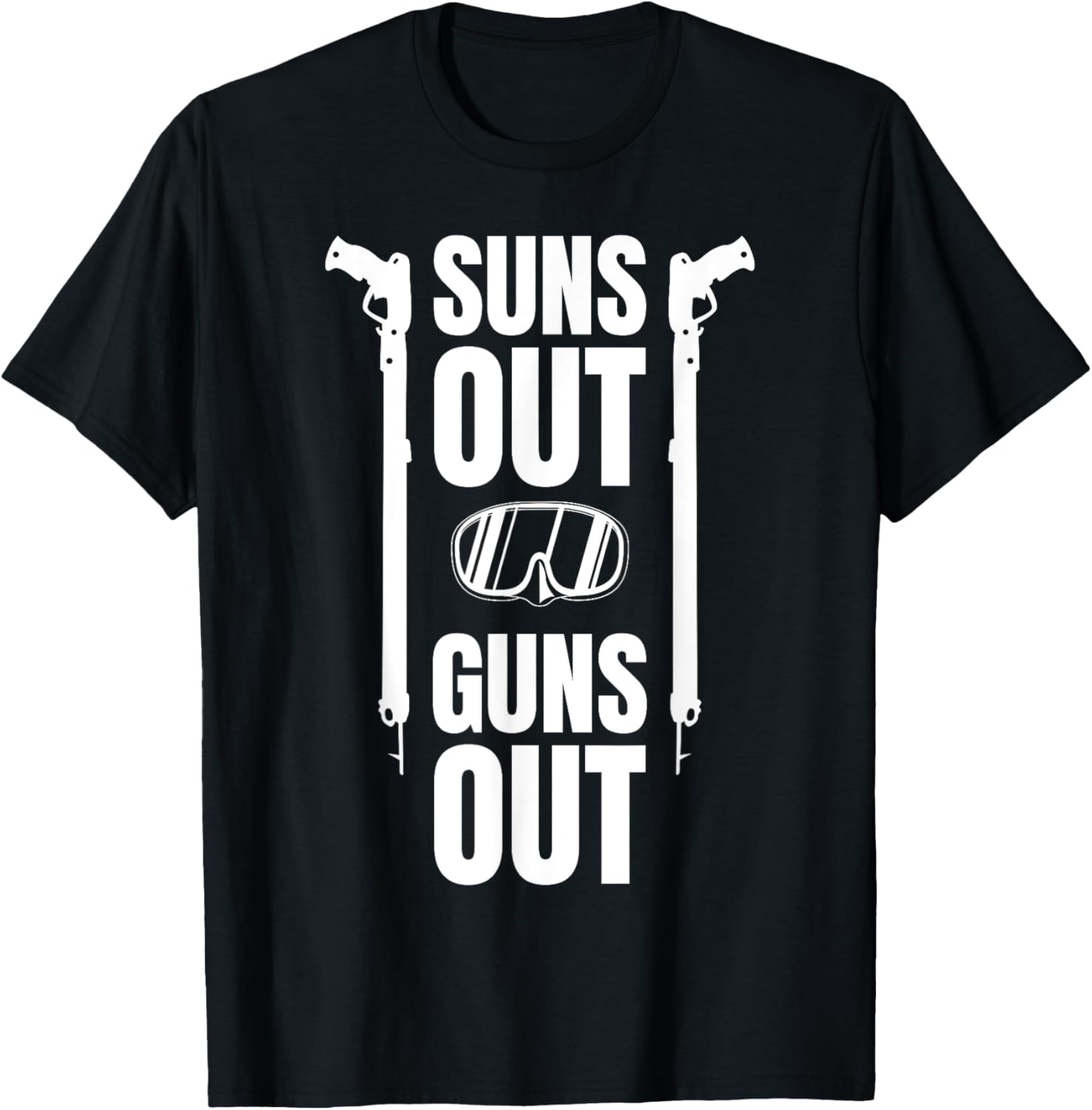 Suns Out Guns Out Spearfishing T Shirt Spearfish Tee