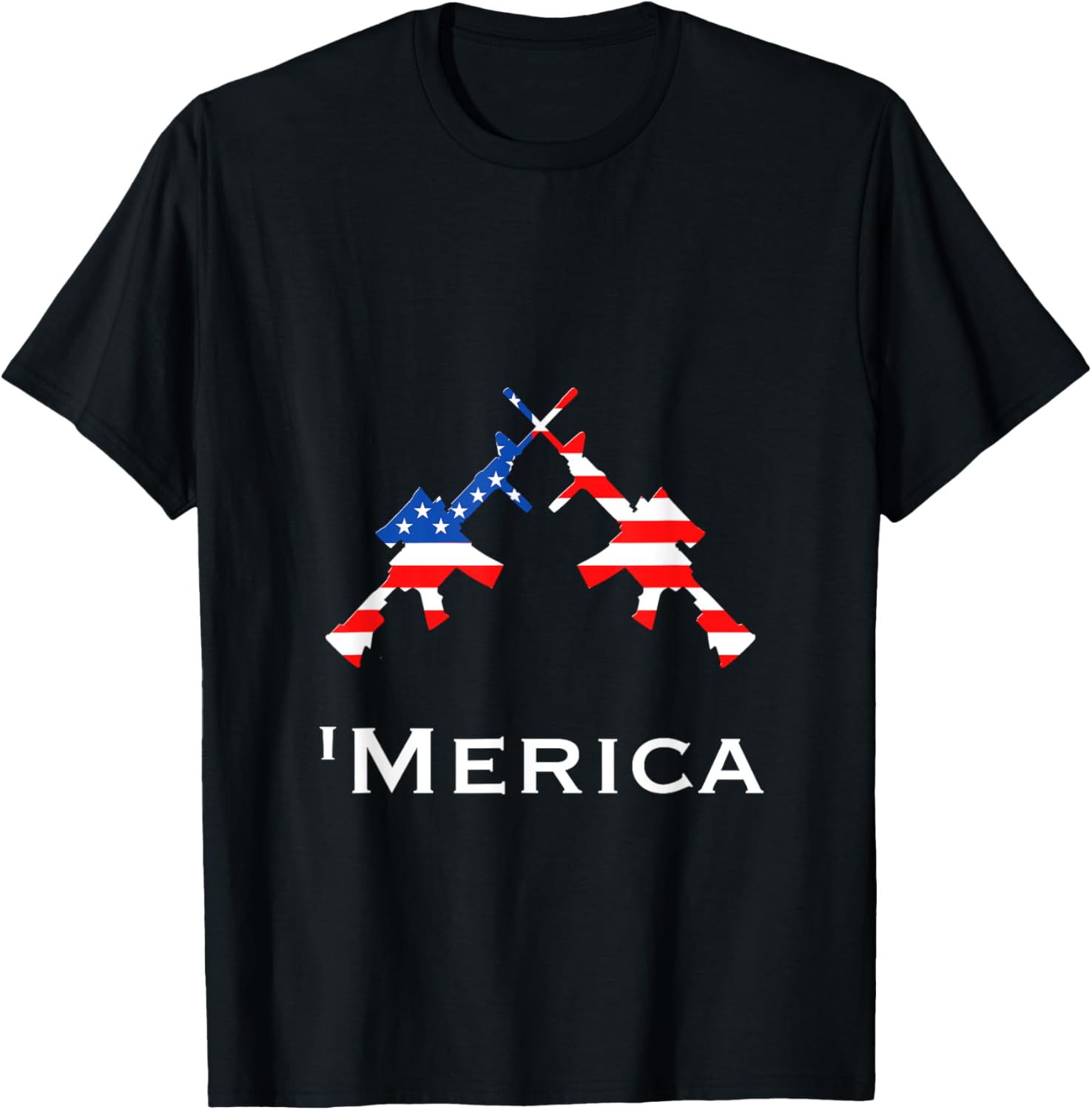 Merica Ar15 Usa Flag Patriot Guns Second Amendment