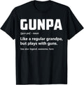 Gunpa Definition Funny Gun Lover Grandpa Gun Enthusiast