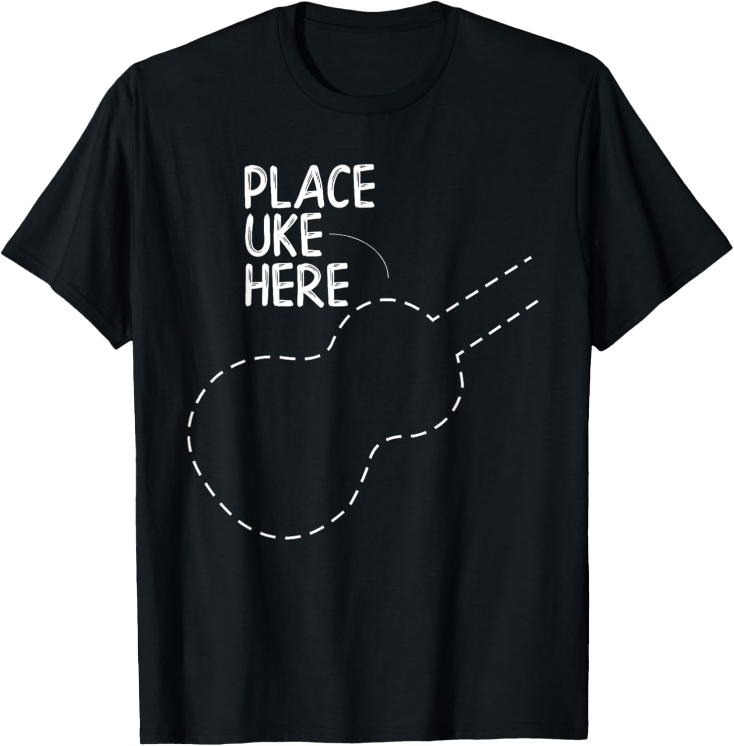 Place Uke Here Funny Ukulele Player