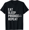 EAT SLEEP PRODUCE REPEAT for music producers and beat makers