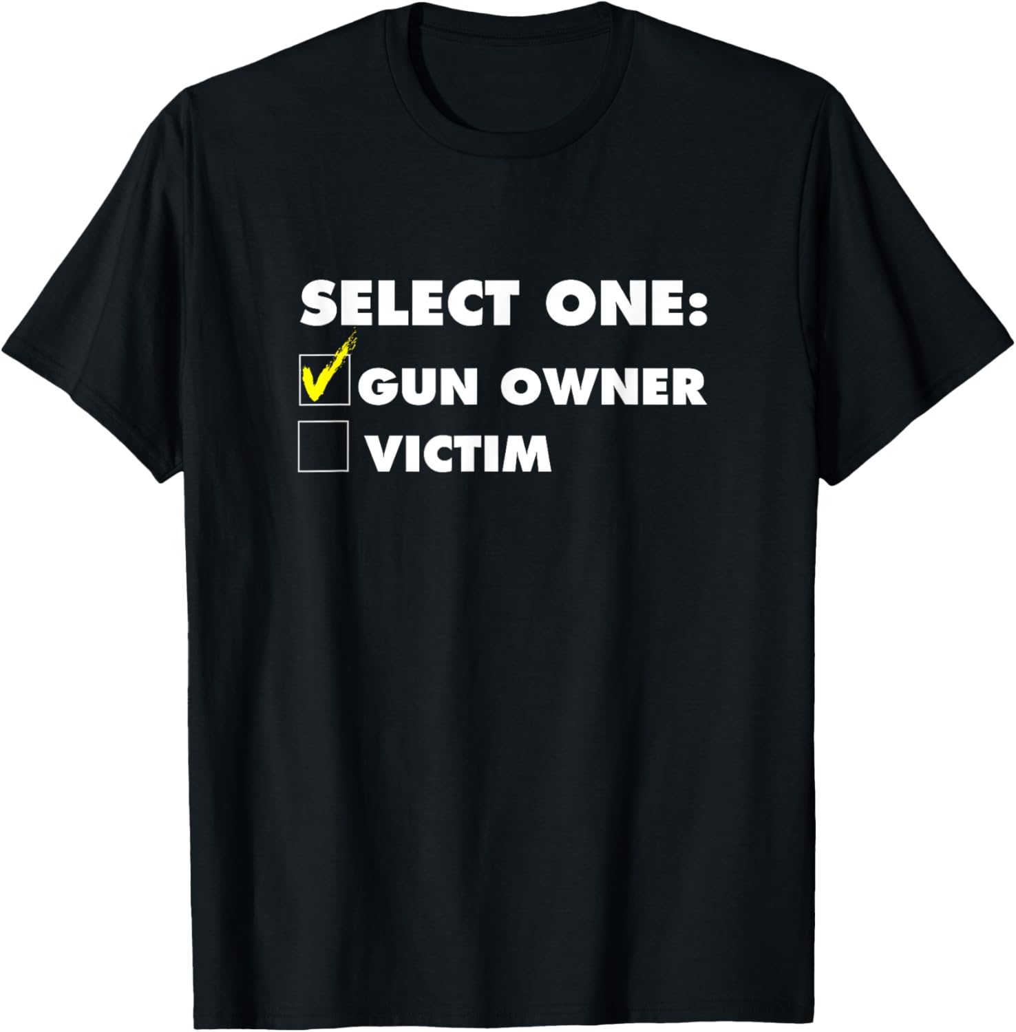 Gun Owner Or Victim 2Nd Amendment Tshirt