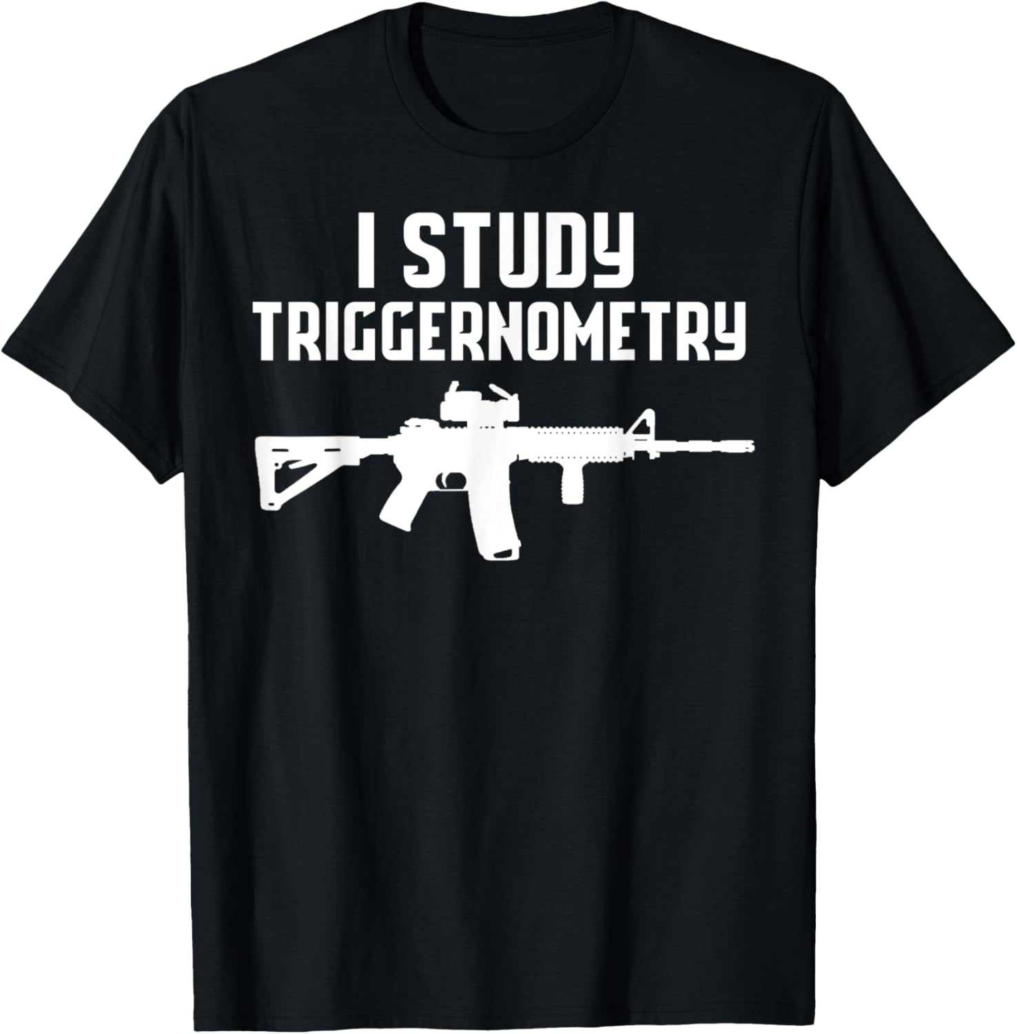 I Study Triggernometry Shirt Cool Tactical Gun Tshirt Edit
