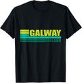 Retro Green Vintage Galway Tourist Places City In Ireland UK