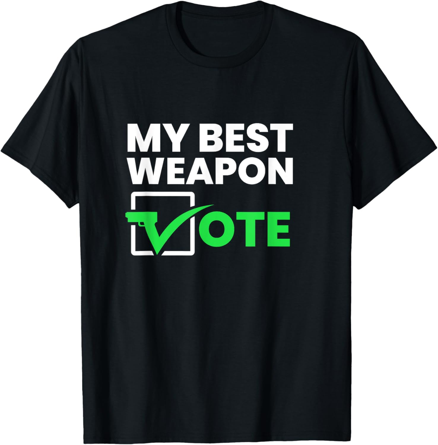 Vote My Best Weapon Gun Checkmark