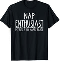 Nap Enthusiast Kids Teen Girls My Bed My Happy Place Funny