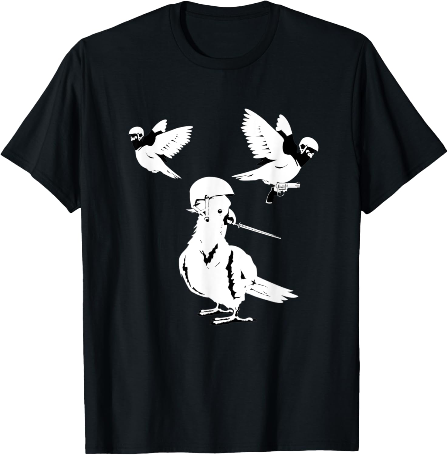 Bird Sword Cockatoo Pigeons Gun Funny Bird Lovers