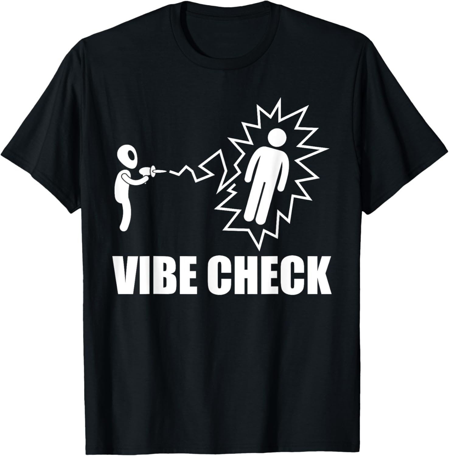 Funny Vibe Check Alien Stun Gun Insult Meme