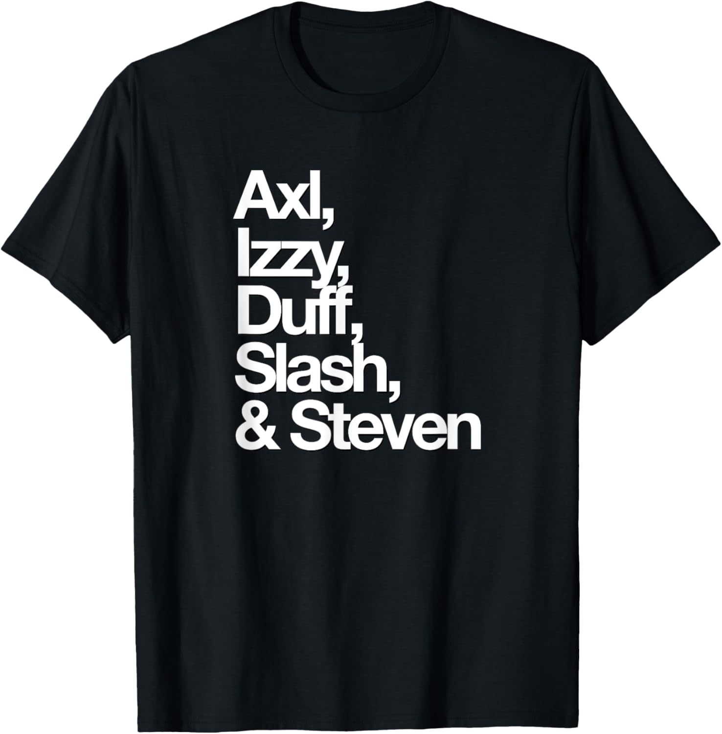 Famous First Names Axl Izzy Duff Slash Steven