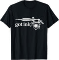 Tattoo Shirt Got Ink Tattoo Gun Artist Inked Tshirt