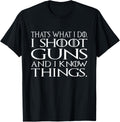 Red White Pew Thats What I Do Shoot Guns 2A Pro Gun