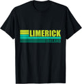 Green Retro Limerick City Village Tourist Places Ireland UK