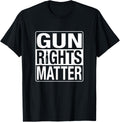Gun Shirts Men Women Pro Second Amendment Gun Rights Matter