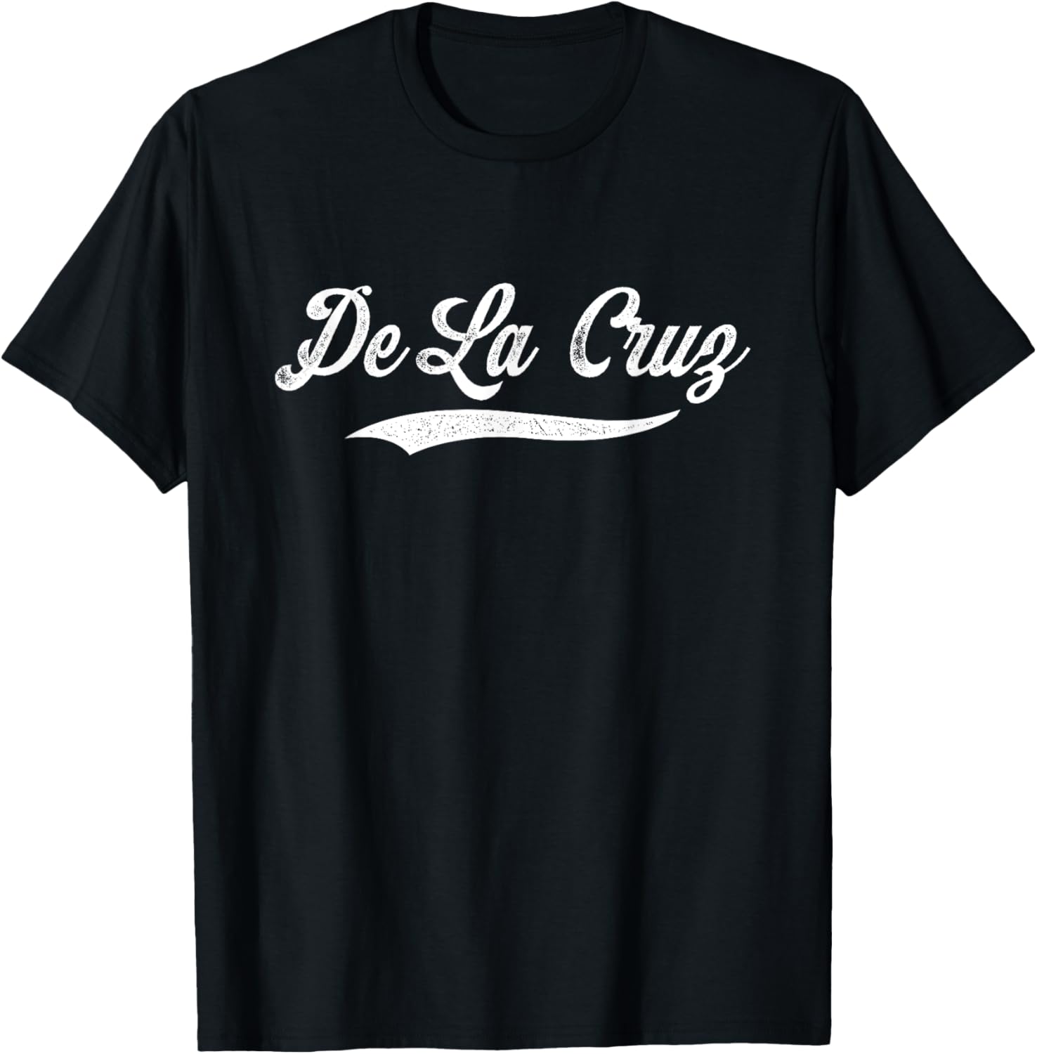 Distressed Script Michael De La Cruz Prospect Baseball Fan