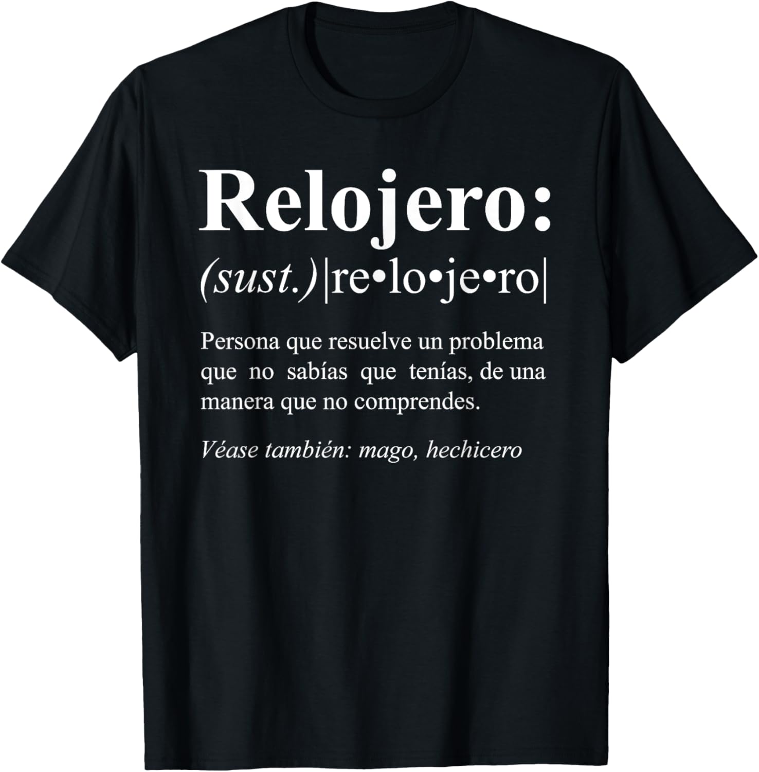 Funny Gifts for Watchmakers in Spanish
