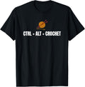 Ctrl Alt Crochet, Yarn Lover, Crocheter, Knitter Lady
