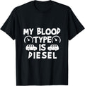 My Blood Type Is Diesel Car Fan Mechanic