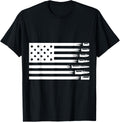 Vintage Usa Gun Rifles American Bullet Flag