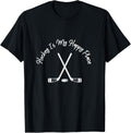 Hockey is my happy place hockey puck loving tee
