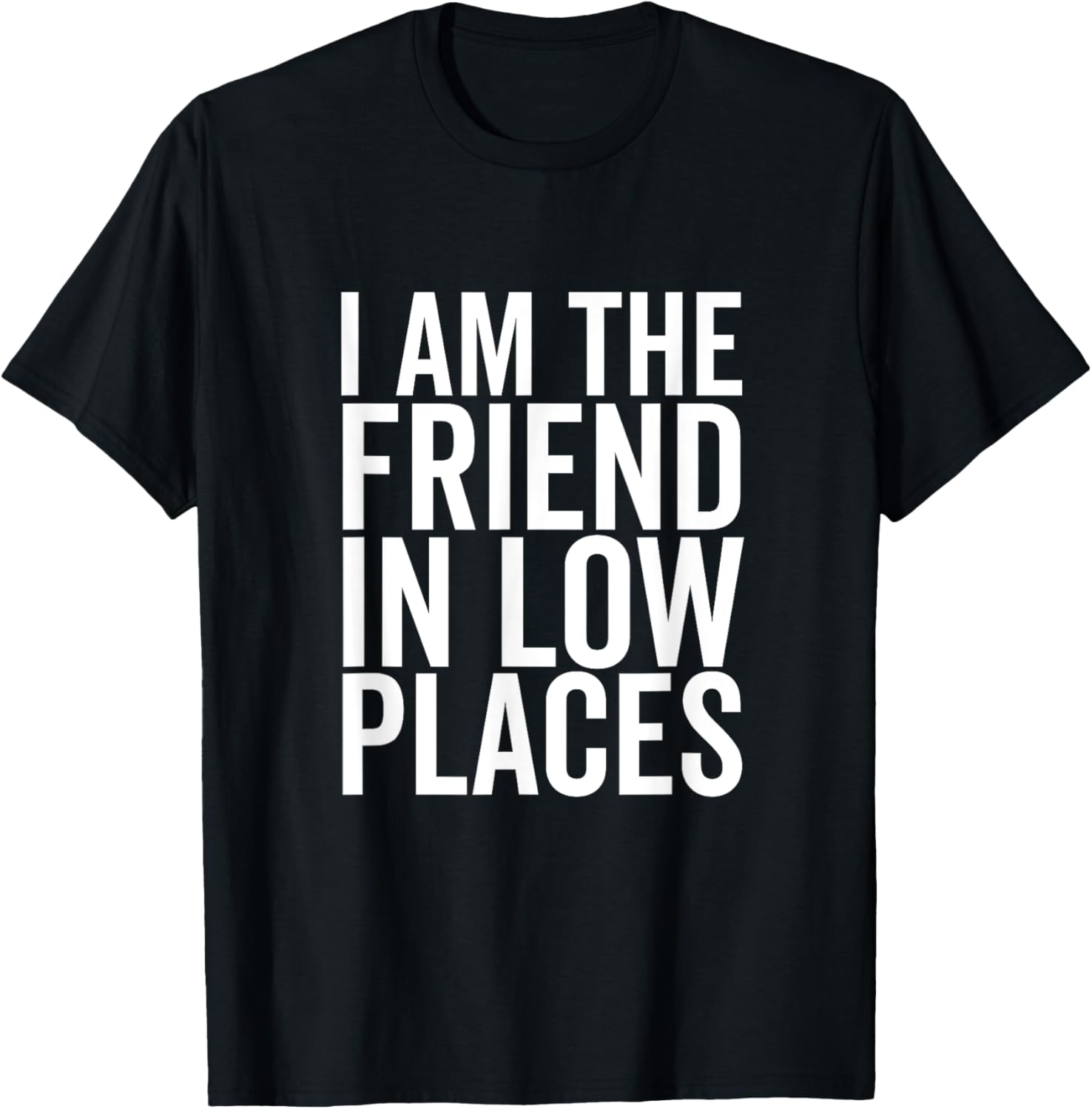 I Am The Friend In Low Places Funny Sarcastic