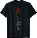 Make Peace Not War Gun With Rose