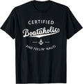 Boating Shirts Men Women Boataholic Feeling Nauti Boater