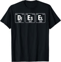 Diesel Periodic Table Of Elements Truck Mechanic