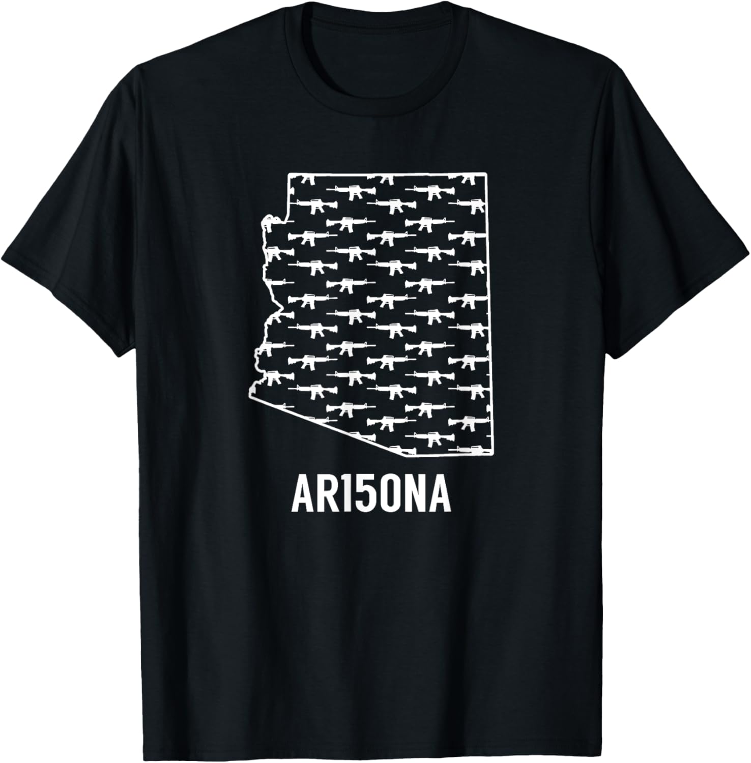 State Arizona Rifle Gun T Shirt