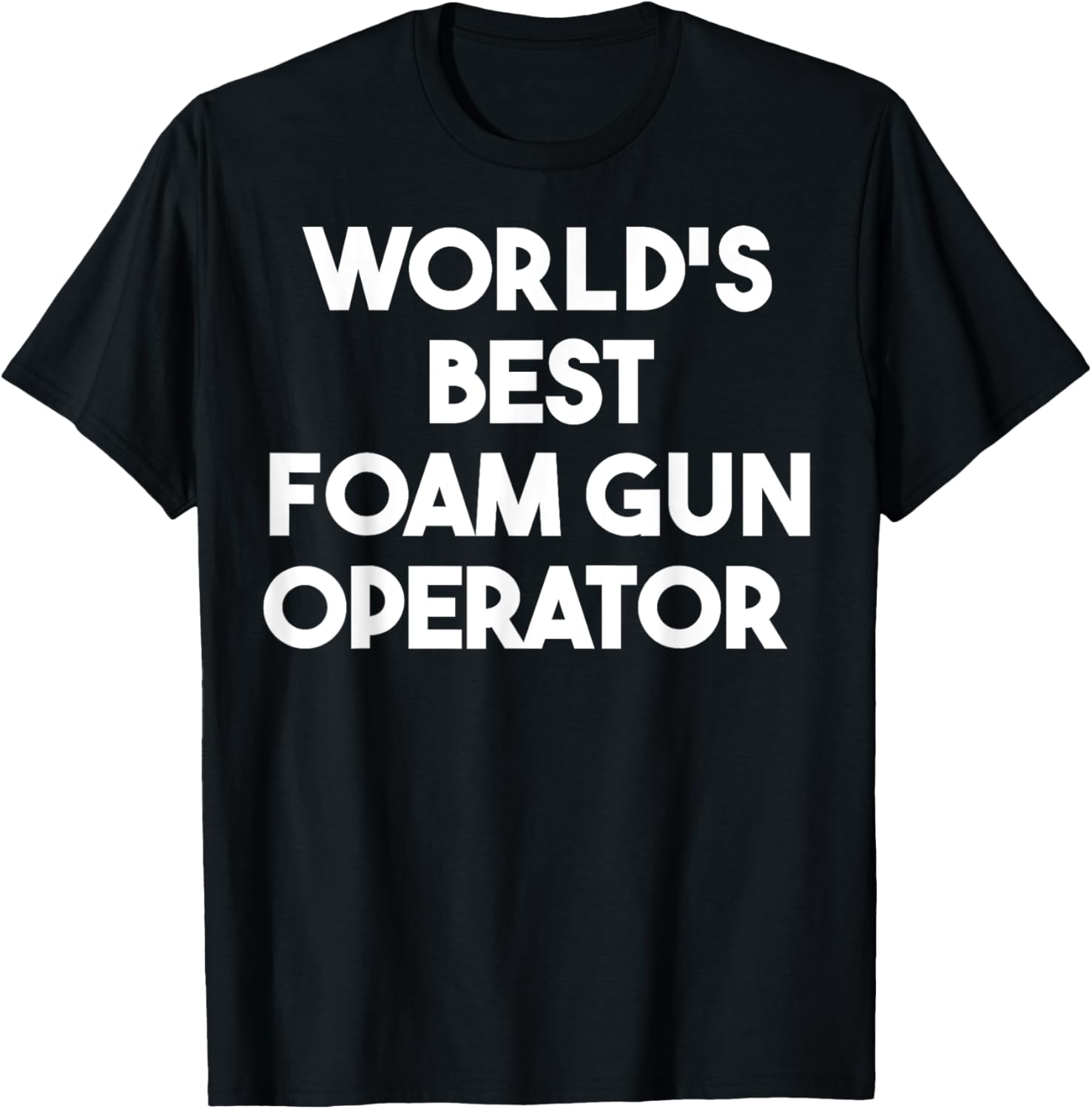 Worlds Best Foam Gun Operator
