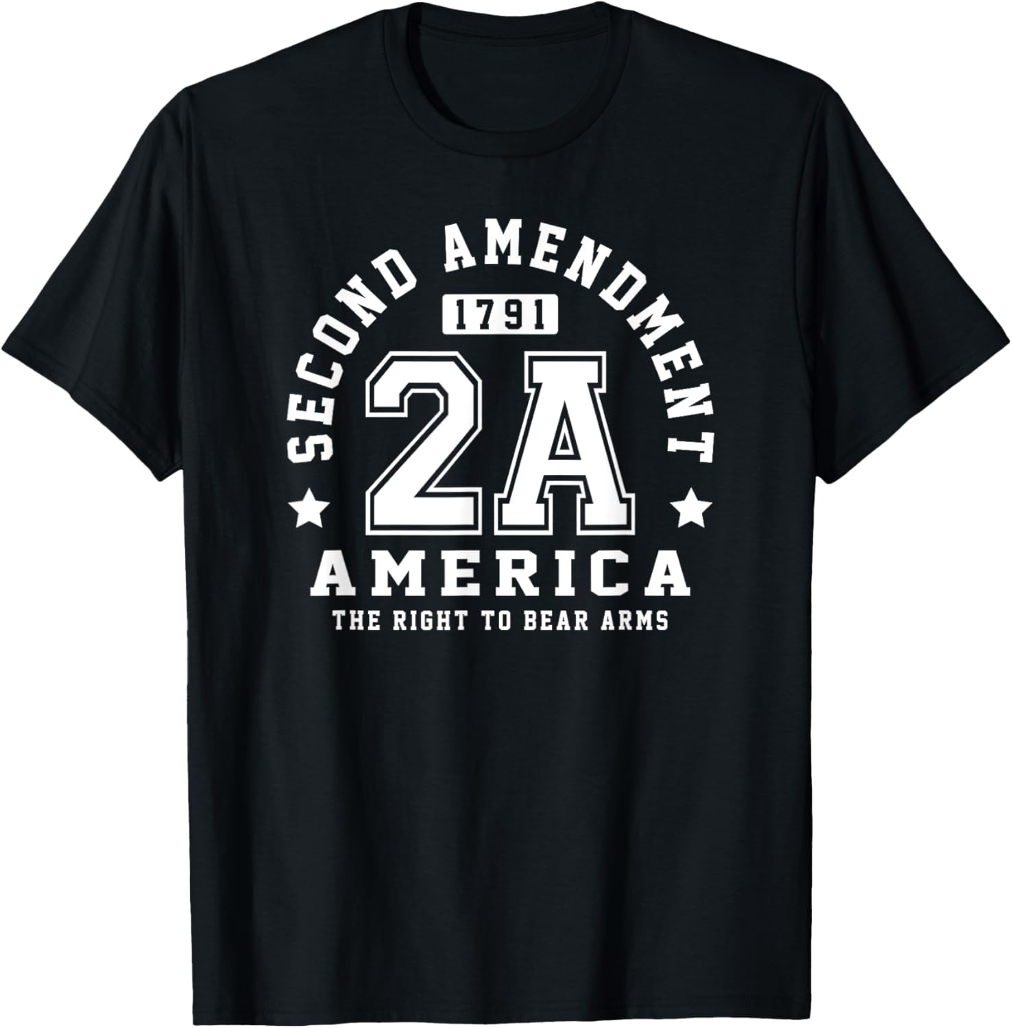 Second Amendment College Athletic Style Funny Pro Guns
