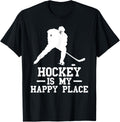Hockey is my place Hockey Fan and players quote men boy