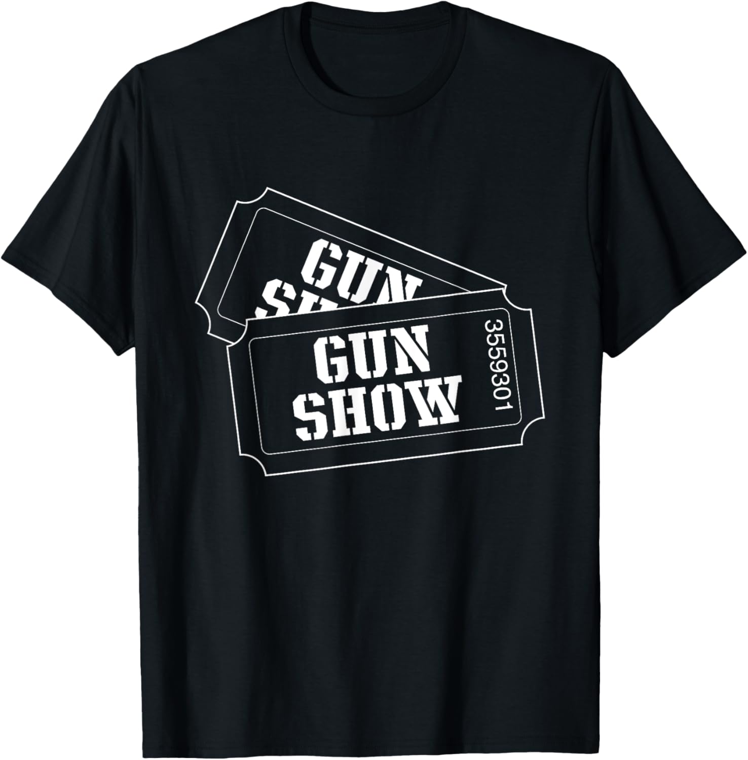 Mens Fan Designed Two Tickets To Gun Show