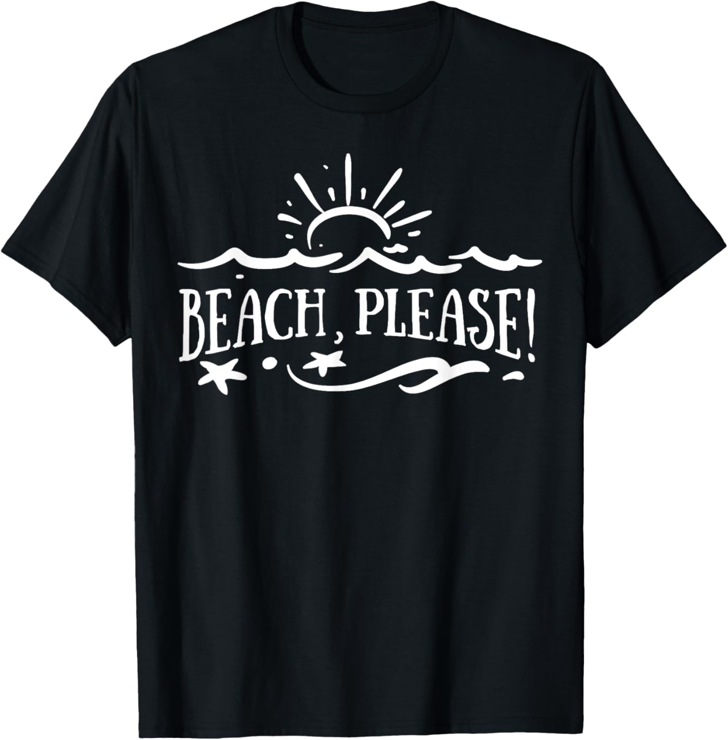 Beach Please T-Shirt Men Women Kids