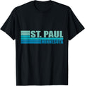 Blue Vintage St Paul City Fun Real Place in Minnesota MN