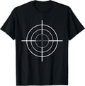 Crosshair T Shirt Sniper Scope Gun Target Graphic Tee