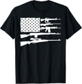 Patriotic Us Flag Gun Owner Second Amendment Gun Rights Tee