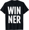 Winner Large T-Shirt Winning First Place Champ Award Tee