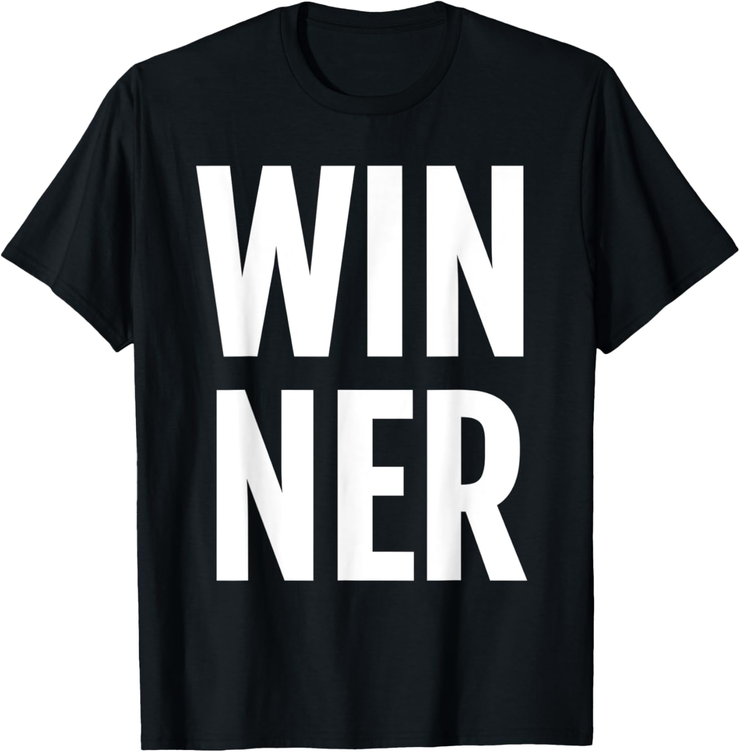 Winner Large T-Shirt Winning First Place Champ Award Tee