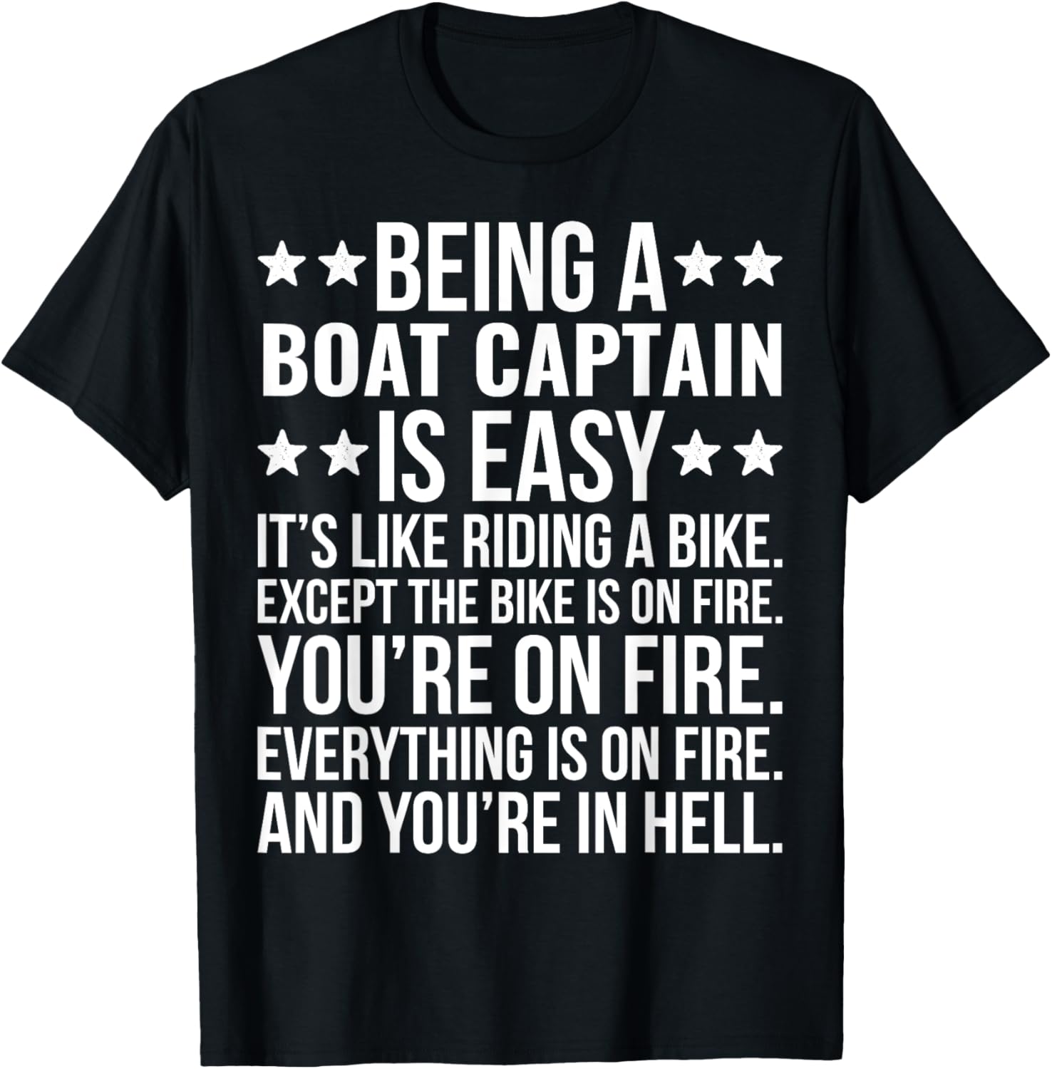 Being A Boat Captain Is Easy Funny Sarcastic