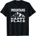 The Mountains Are My Happy Place Nature Outdoor Hiking