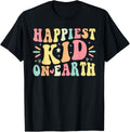 Groovy Happiest Kid On Earth Mothers Day Happiest Place Cute