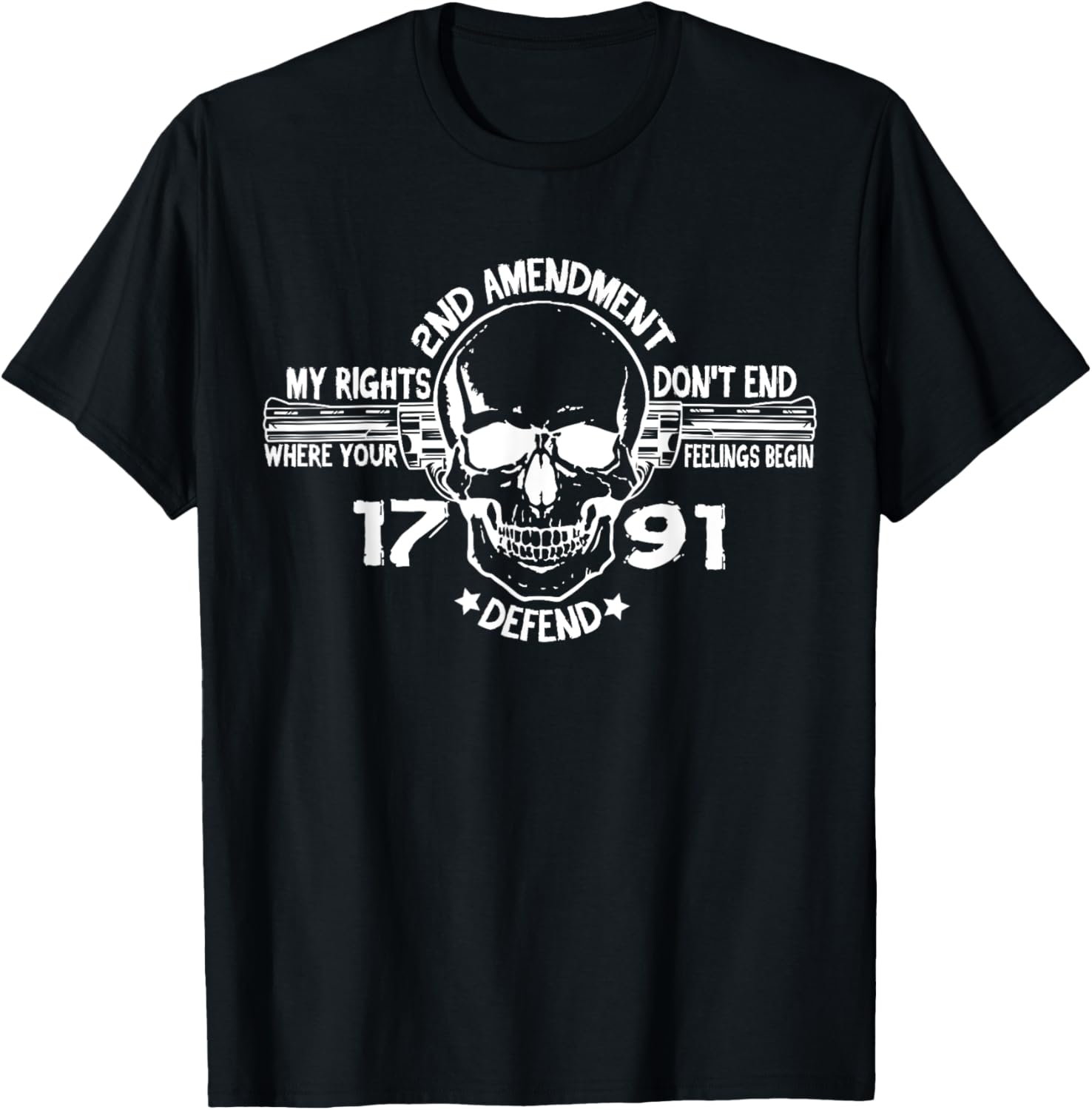 Skull Gun 2Nd Amendment