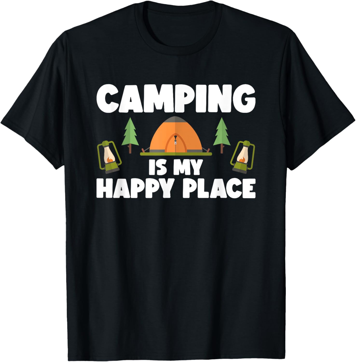 Camping Is My Happy Place Outdoor Adventure