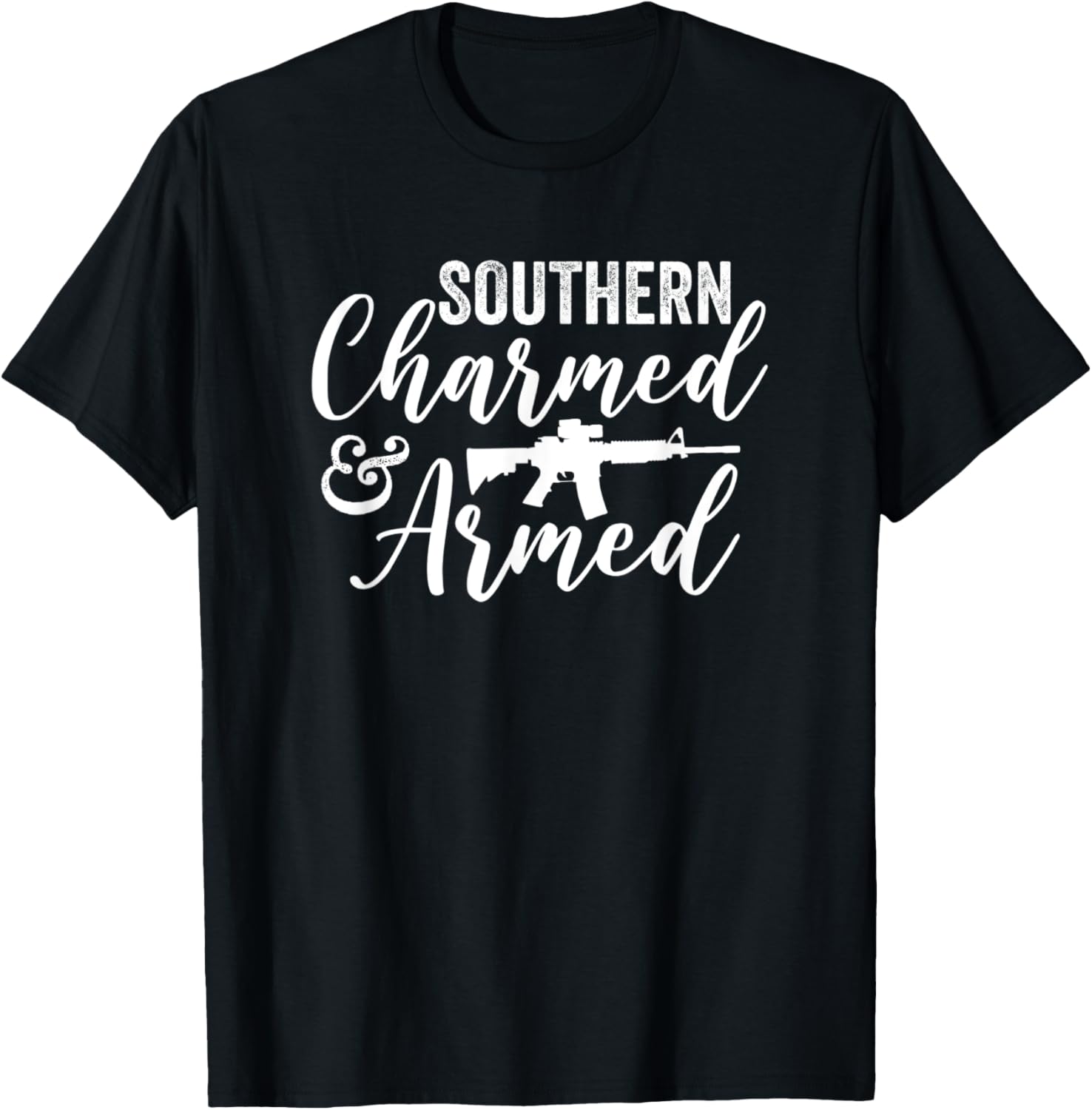 Southern Charmed Armed Funny Womens Gun Owner