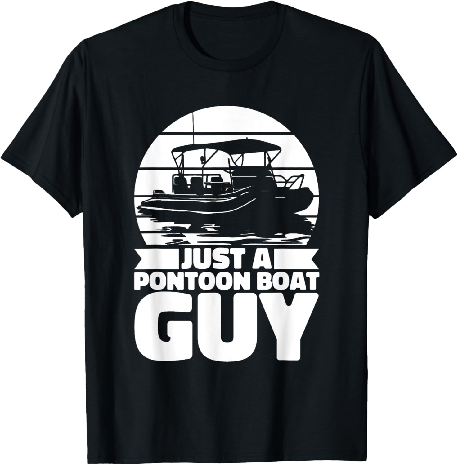 Pontoon Boat Boating Lake Just A Pontoon Boat