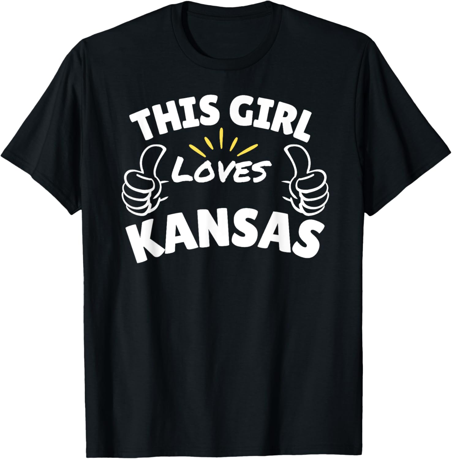 Fun Graphic-This Girl Loves Kansas