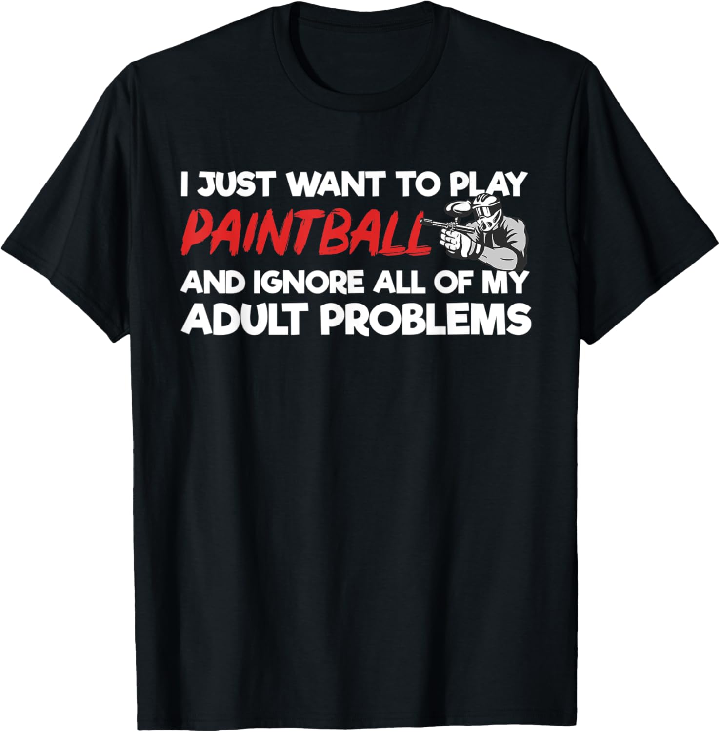 Funny Paintball Gear With Paintball Mask Paintball Gun