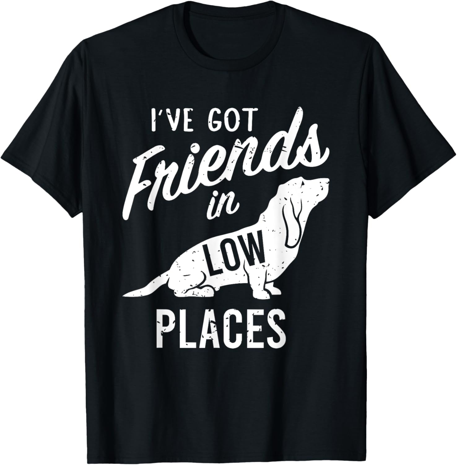 I've Got Friends in Low Places Basset Hound
